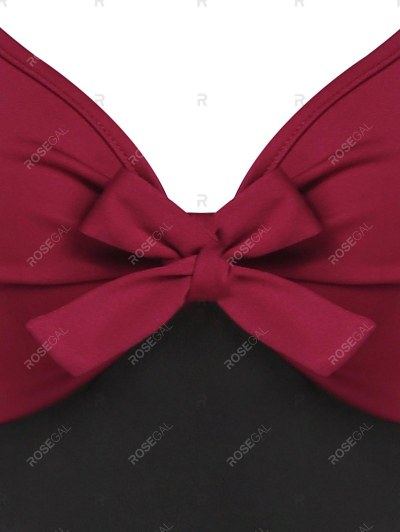 Christmas Tree Santa Claus Snowflake Print Sleeveless Flare Dress