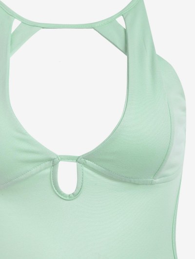 Cut Out Ruched Backless Slinky Dress