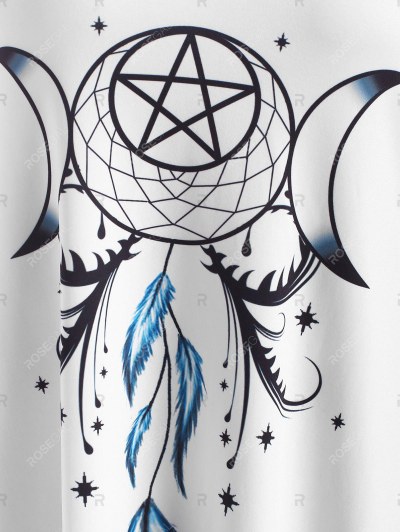 Dreamcatcher Print Strappy O Ring Tank Dress