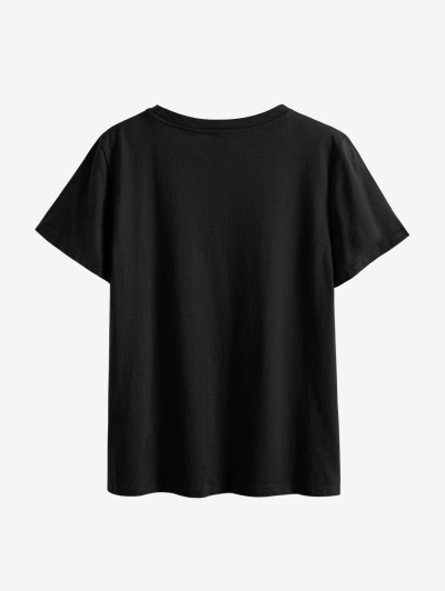 Face Sketch Graphic Short Sleeve T Shirt