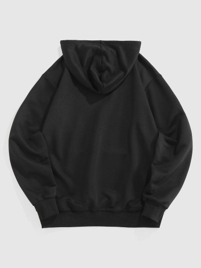 Flower Rose Flame Hand Print Graphic Hoodie