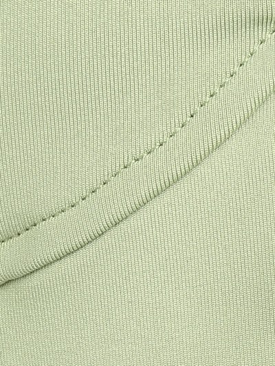 Halter Lace Up Plunge Front Crop Tank Top