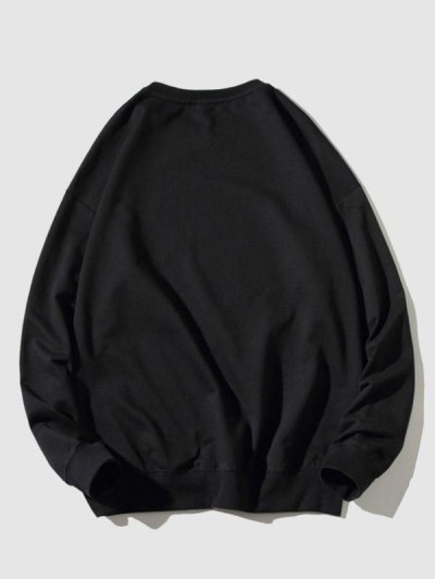 Heart Letter Graphic Sweatshirt