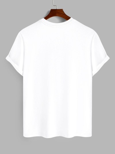 Los Angeles And California Letter Printed T-shirt