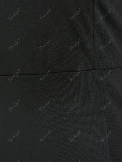 Off The Shoulder Flare Sleeve Bodycon Dress