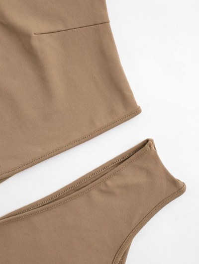 One Shoulder Cutout Bodysuit