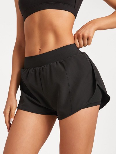 Pull On Double Layer Dolphin Shorts