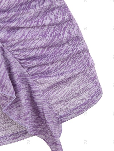 Ruffle Heather Short Sleeve T-shirt