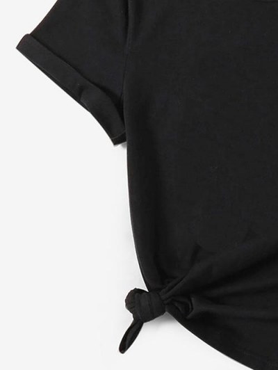 Skull Butterfly Print Short Sleeve T Shirt