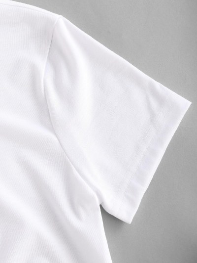 Twisted Short Sleeve Crop Tee