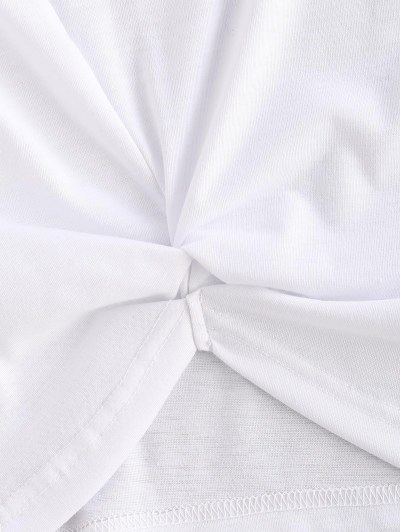 Twisted Short Sleeve Crop Tee