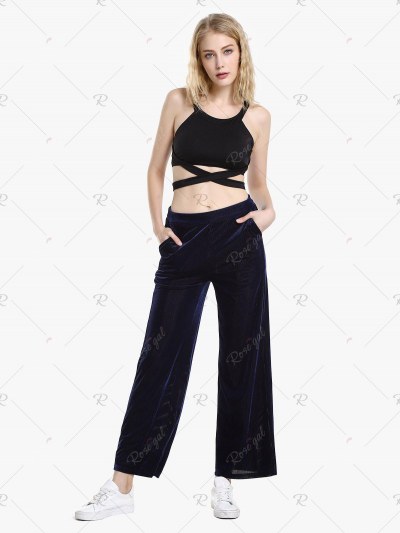 Zan.style Pleuche Pant